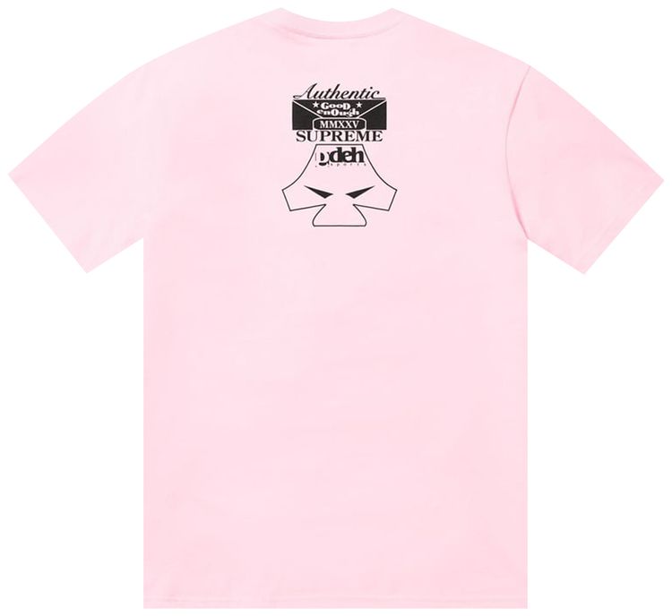 Футболка Supreme x Goodenough Device Tee, светло-розовая — фото 2