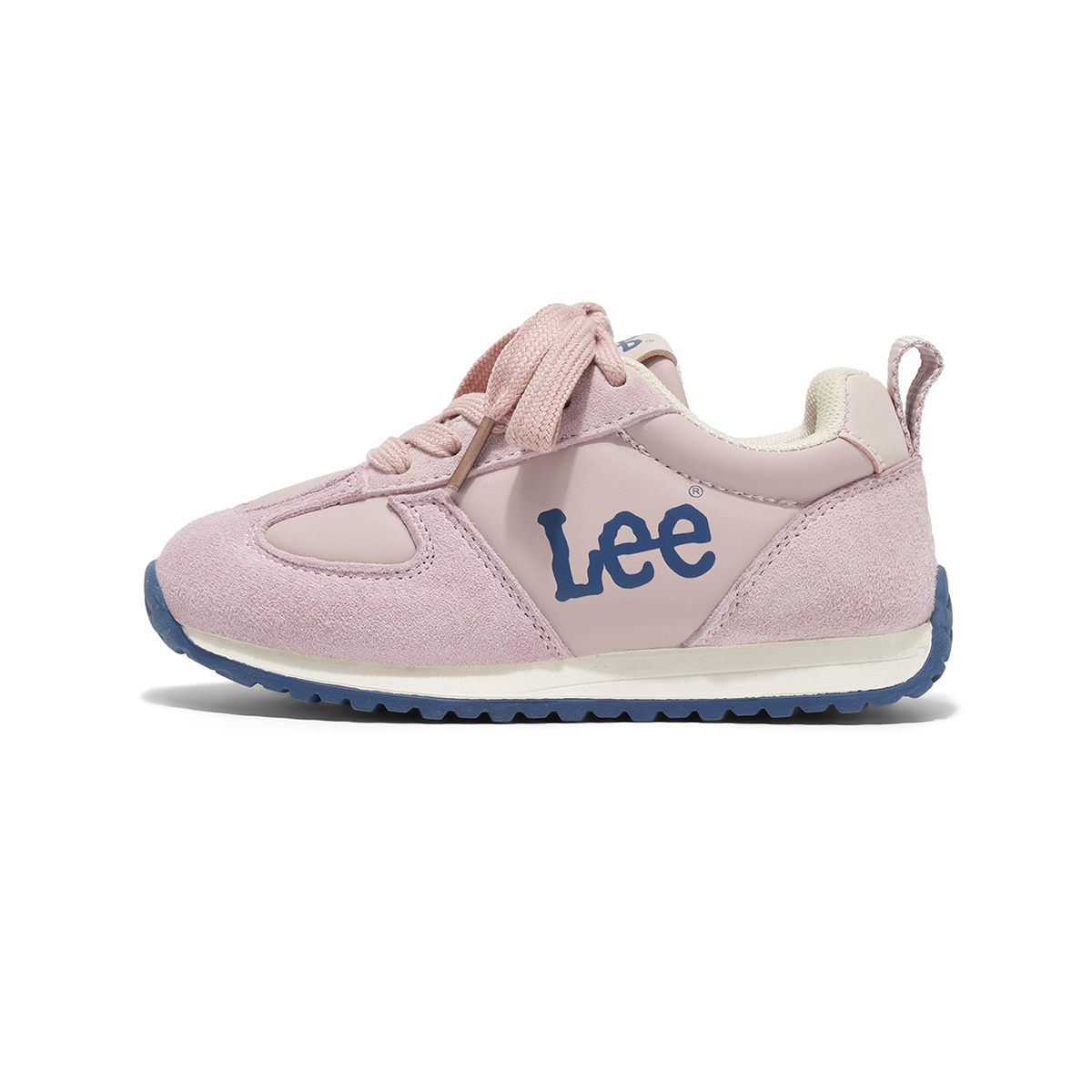 

Скользостойкие противоударные износостойкие дышащие низкие детские скейтбордские кроссовки Lee, розовый