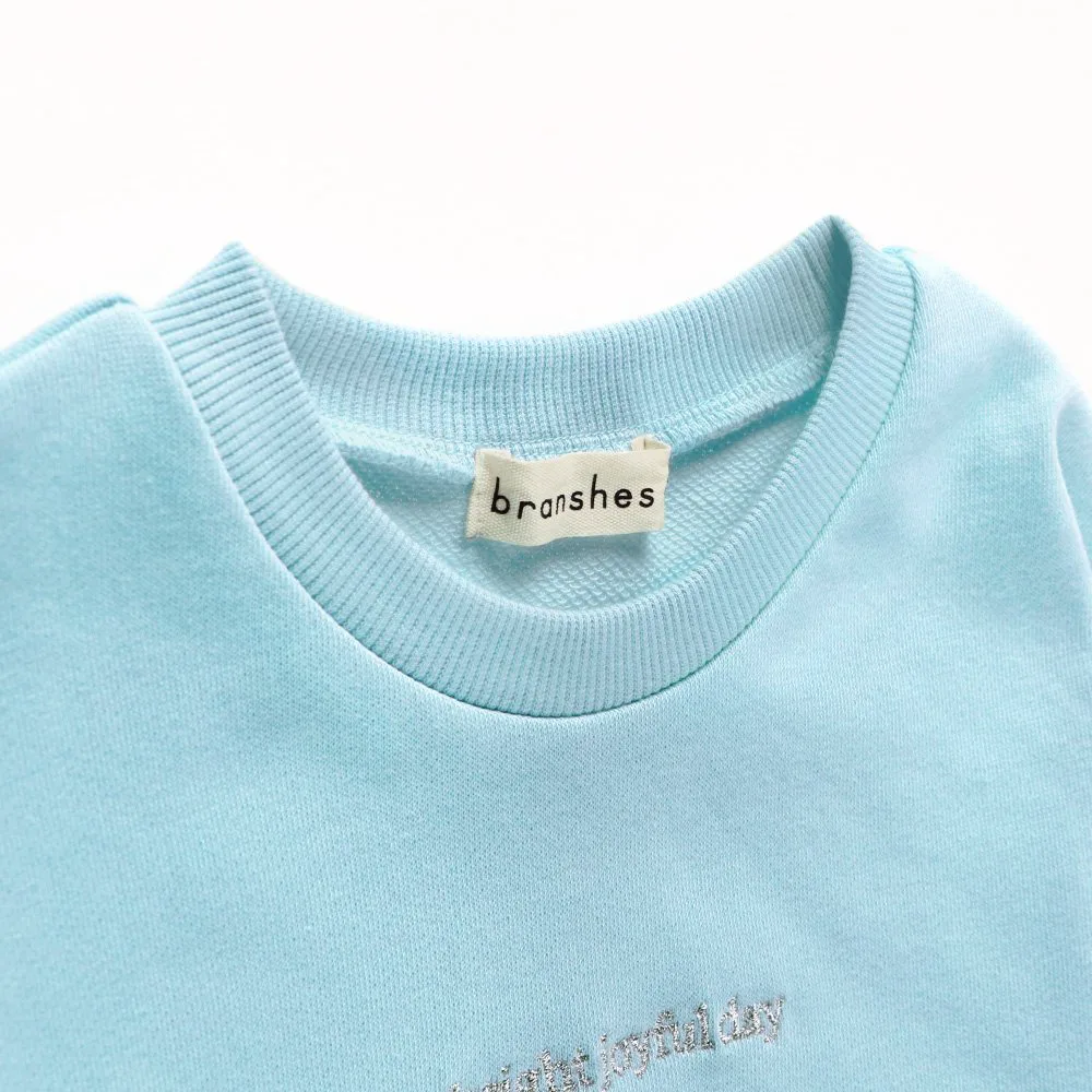 Толстовка с оборками на рукавах из тюля Branshes, blue — фото 3