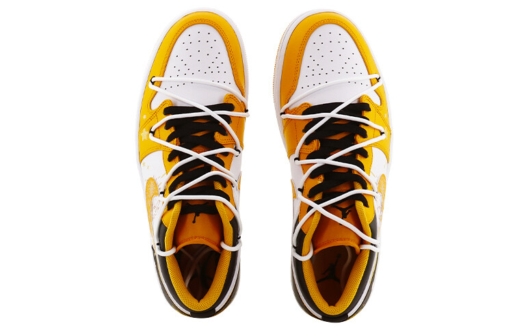 

Jordan Air Jordan 1 винтажные баскетбольные кроссовки мужские, Yellow