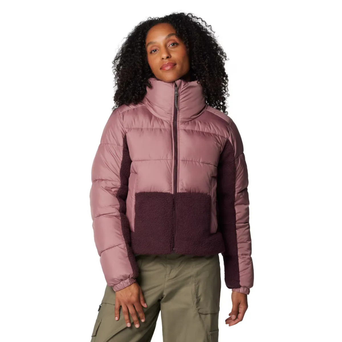 

Leadbetter Point II Sherpa Hybrid Columbia Женская куртка, пастельно-розовый