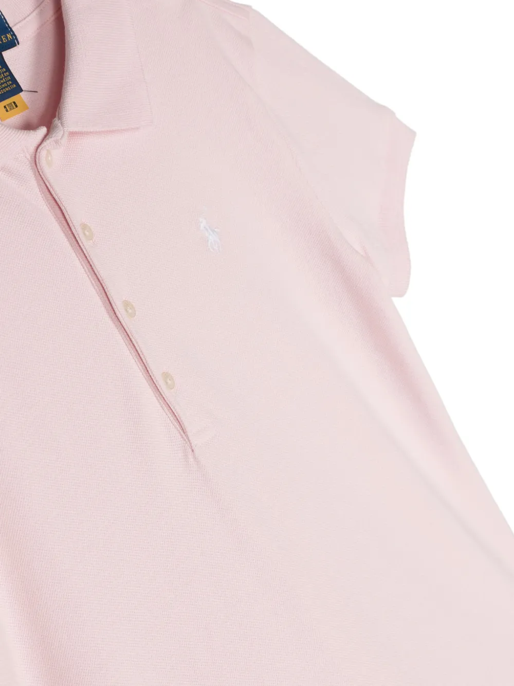 Платье с логотипом Polo Pony POLO RALPH LAUREN KIDS, розовый — фото 3