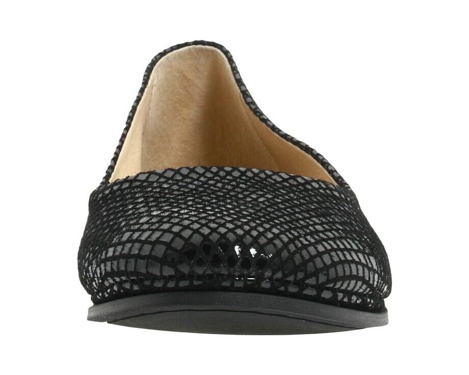Балетки French Sole Zeppa Flats Женские US 6.5 Черные с принтом змеи — фото 4