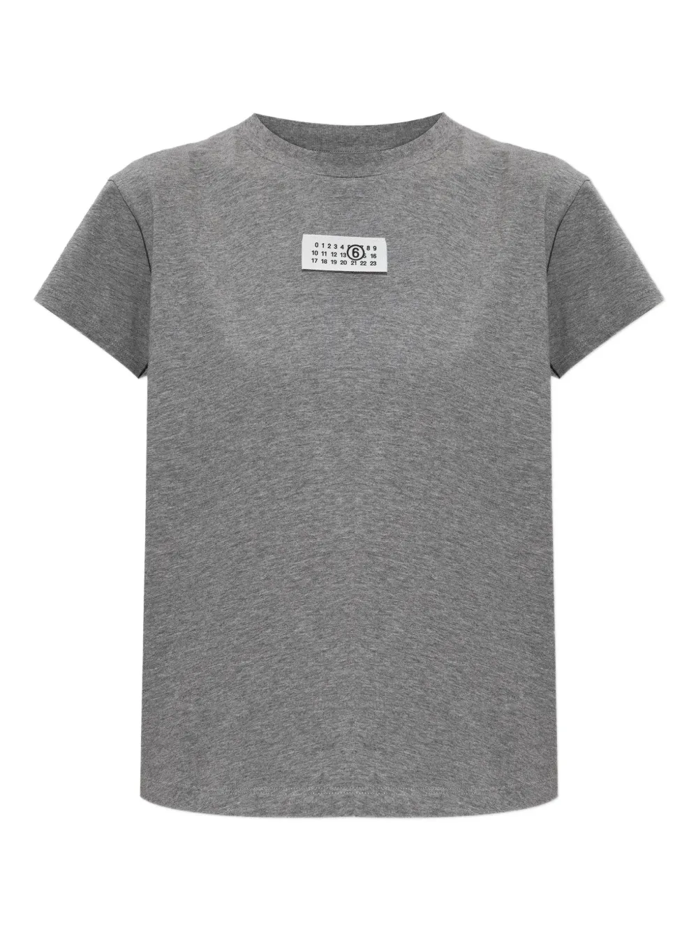 

Футболка с нашивкой Mm6 Maison Margiela, серый