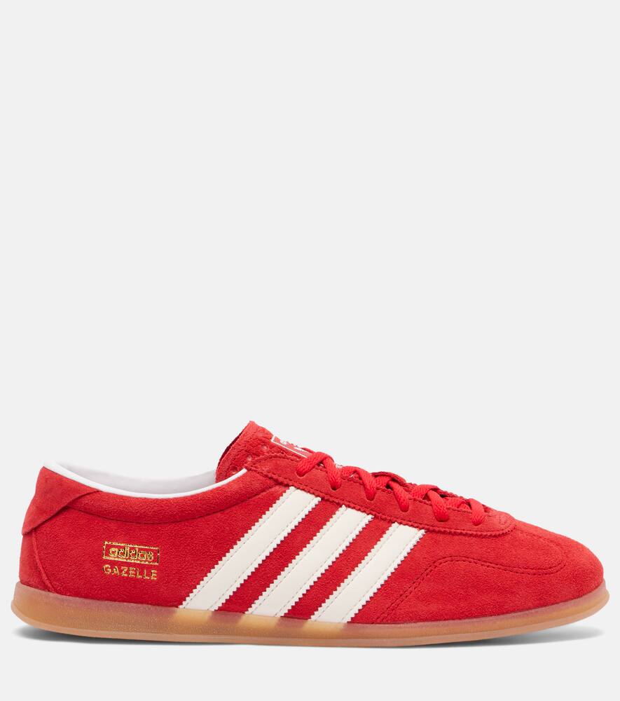 Газель Lo Pro кроссовки из замши Adidas, Better Scarlet/Ftwr White — фото 4