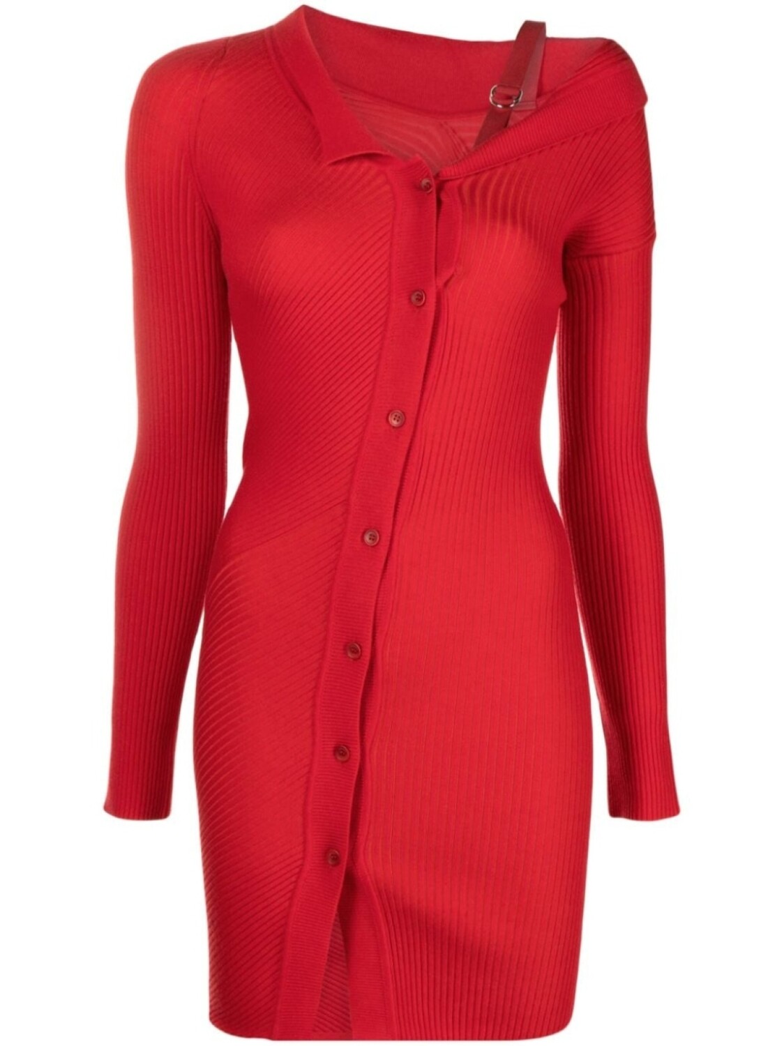 

Jacquemus La Robe Maille Colin мини-платье, красный