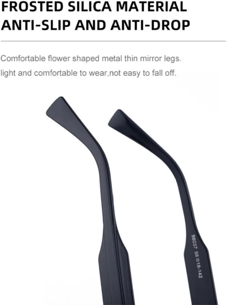 

Женские солнцезащитные очки квадратной формы 2027 года, винтажные очки для вождения из сплава, градиентные очки с защитой от УФ-излучения UV400 MTZJH, Gray Gray