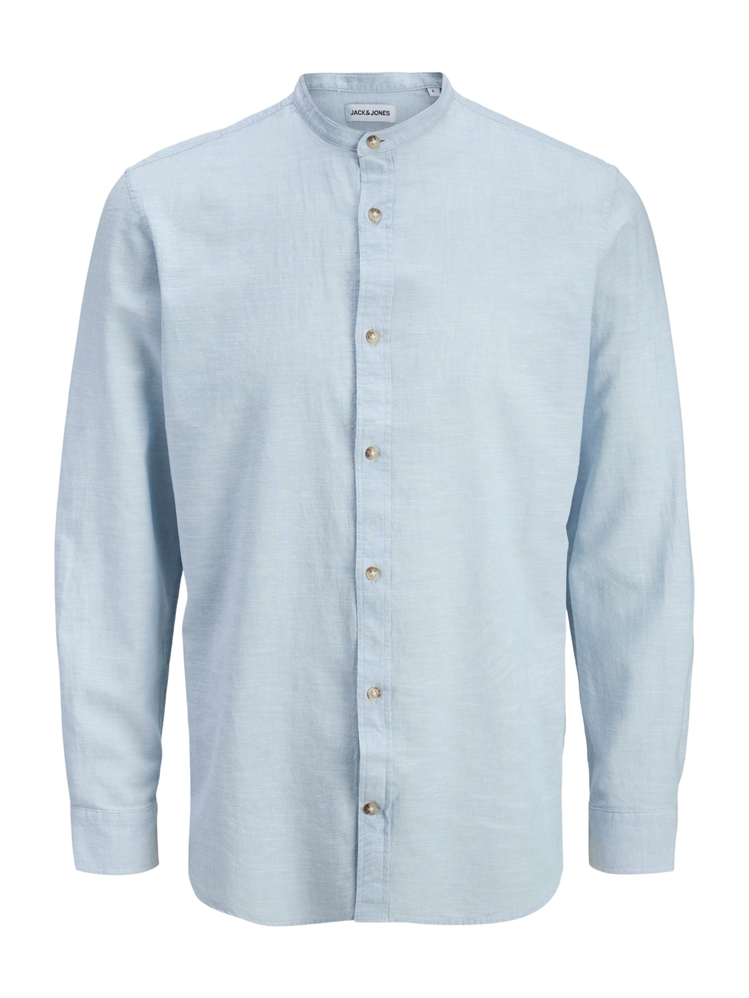 

JACK & JONES Рубашка на пуговицах 'JESUMMER' Regular fit в светло-голубом цвете