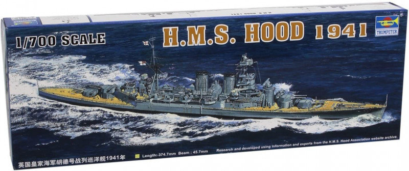 

Комплект модели HMS Hood 1941 г. TRUMPETER