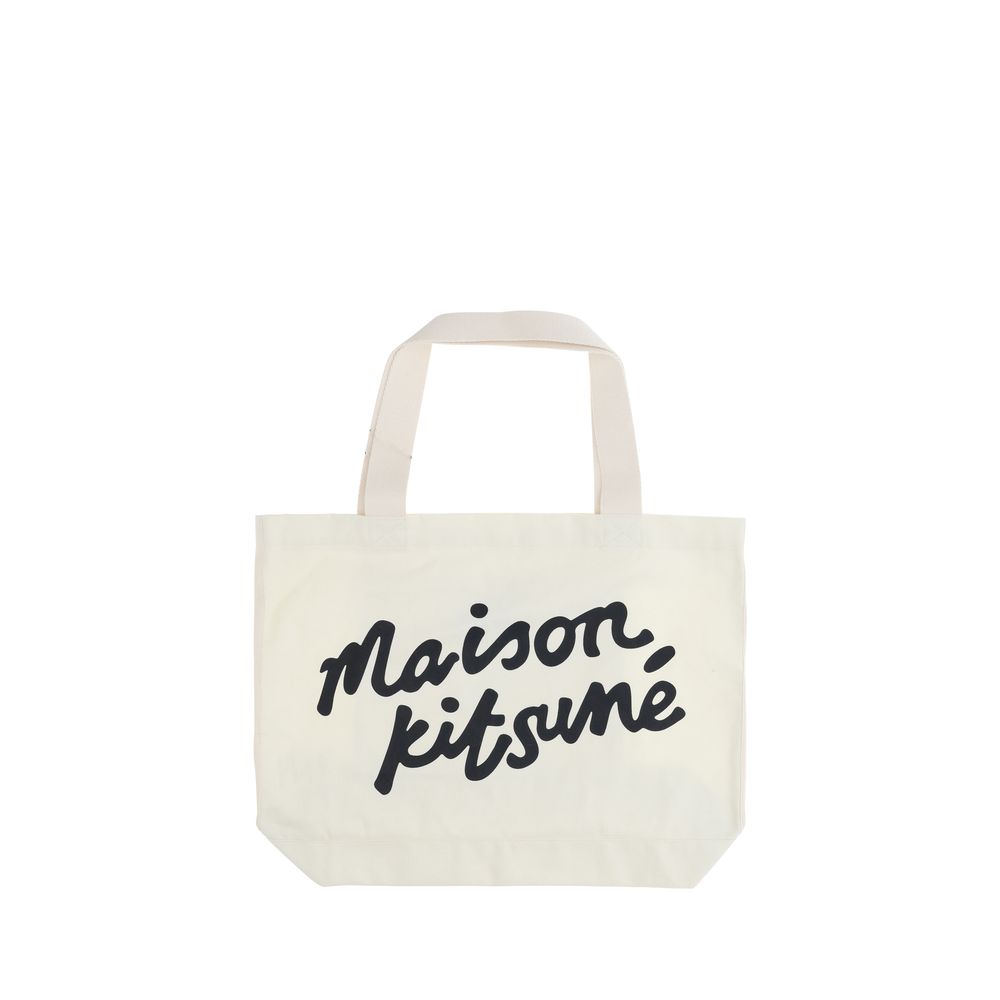 

Сумка-тоут Maison Kitsune Handwriting Maison Kitsuné, White