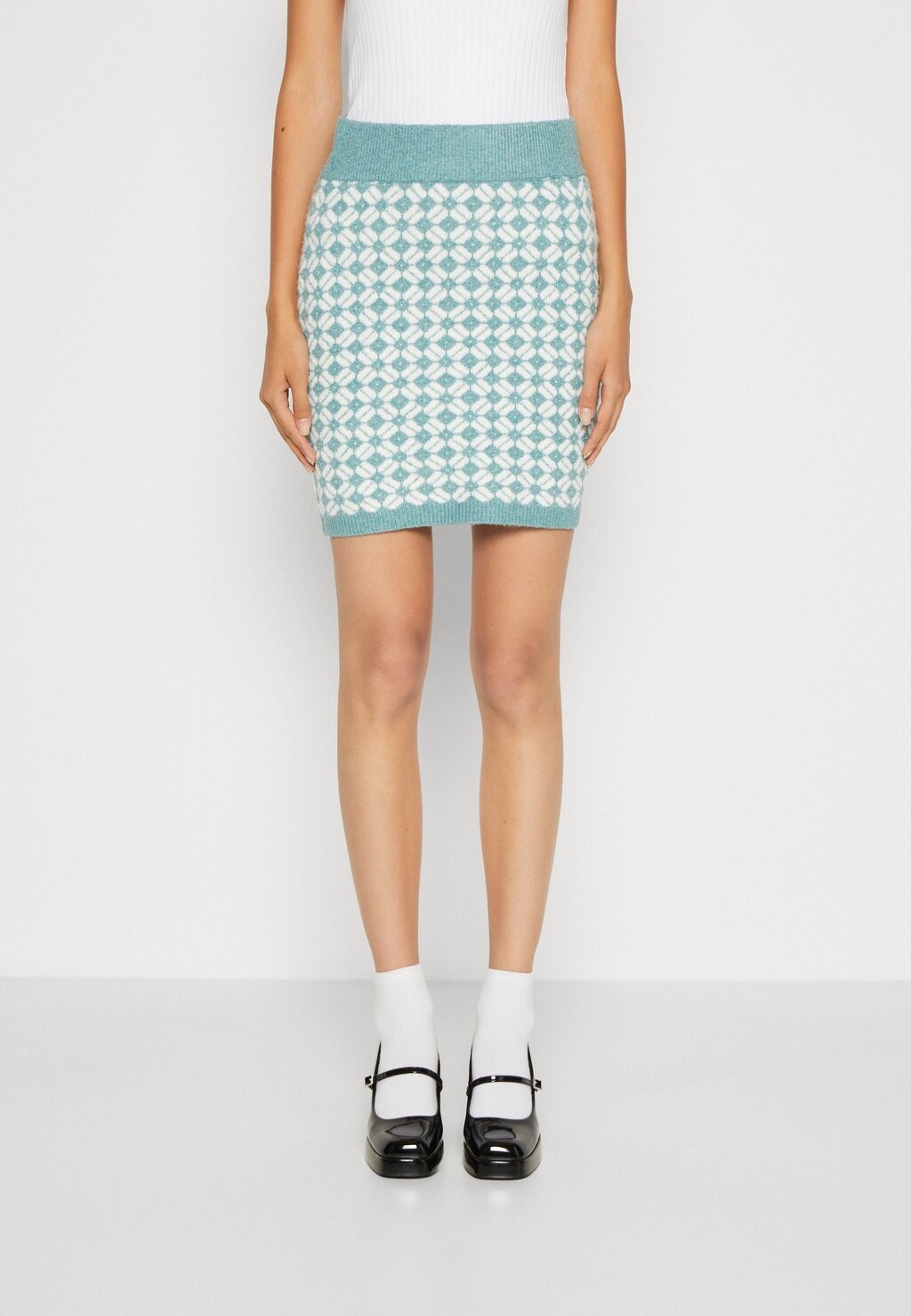 

Юбка мини VILA VICHEKINA SHORT SKIRT, цвет arctic/cloud dancer