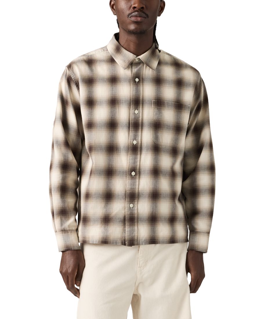 Мужская рубашка-куртка Duboce свободного кроя стандартного размера Levi's, Beige/Khaki — фото 3