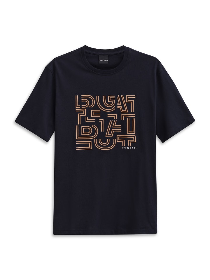 

Футболка с короткими рукавами, цвет 390-синий Bugatti