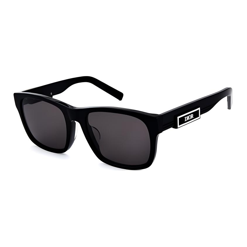 

DIOR Литой квадратной формы солнцезащитные очки Unisex Black, Black