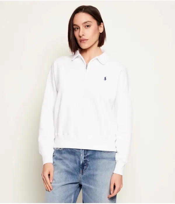 Толстовка relaxed fit Polo Ralph Lauren, белый