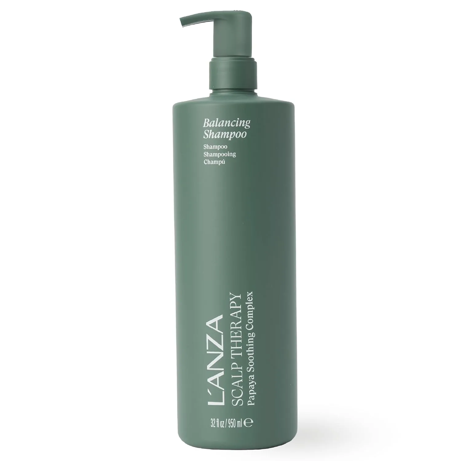 Шампунь L'ANZA Scalp Therapy Balancing для поврежденных волос и чувствительной кожи головы, увлажняет, удаляет загрязнения, мягкое очищение, 946 мл