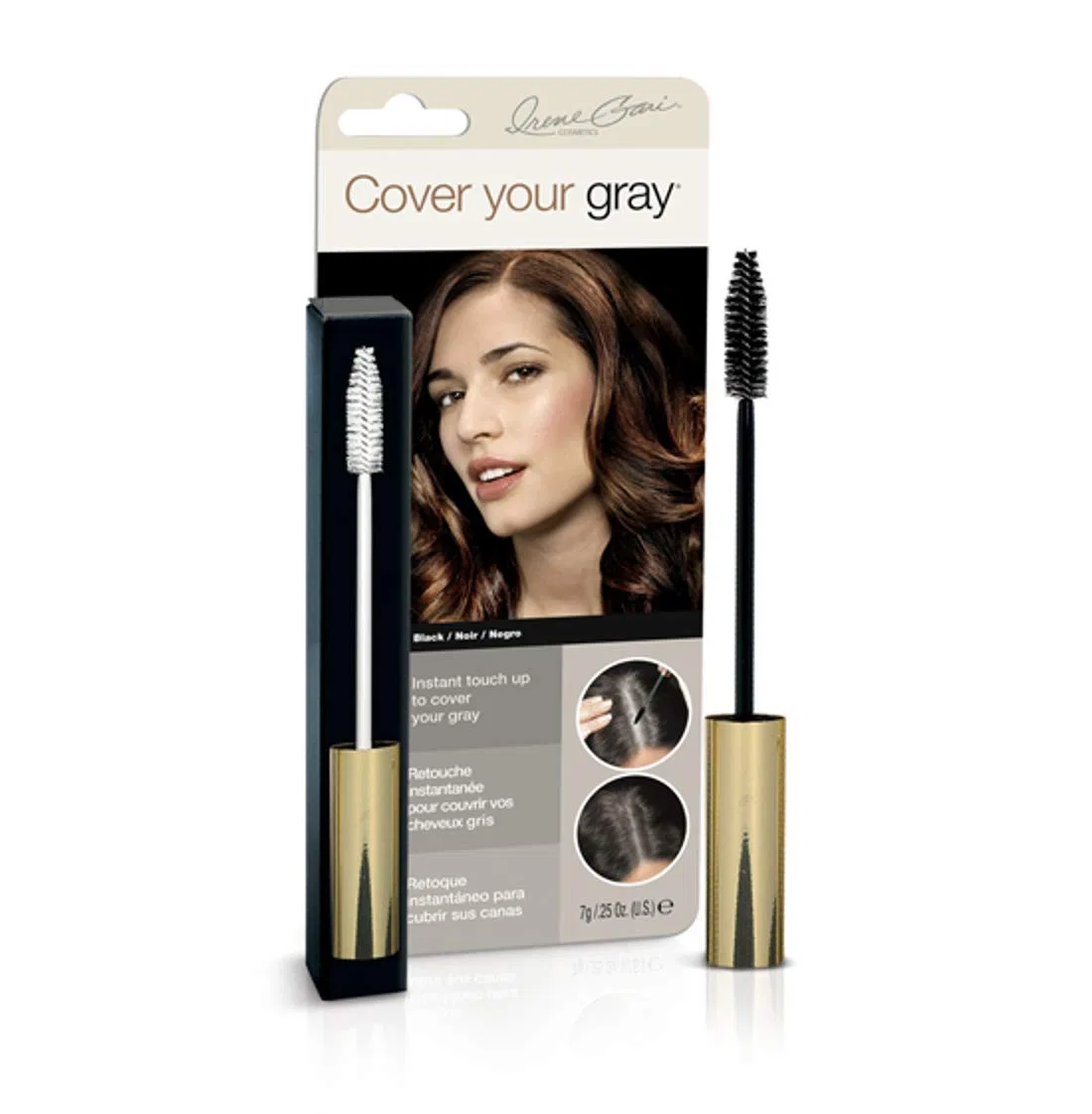Тушь для волос «Cover Your Gray Hair Mascara» черная Cover Your Gray