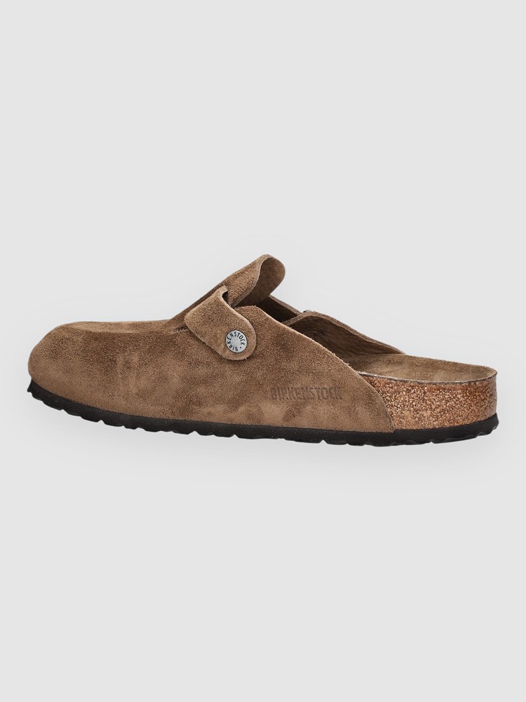 Сандалии Birkenstock Boston Soft Footbed Suede Leather Sandalen, dark tea tonal fb — фото 2
