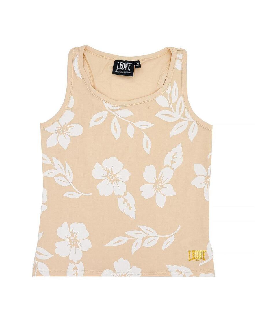 

LEONE 1947 APPAREL Майка с цветочным принтом для девочек-боксеров Chic