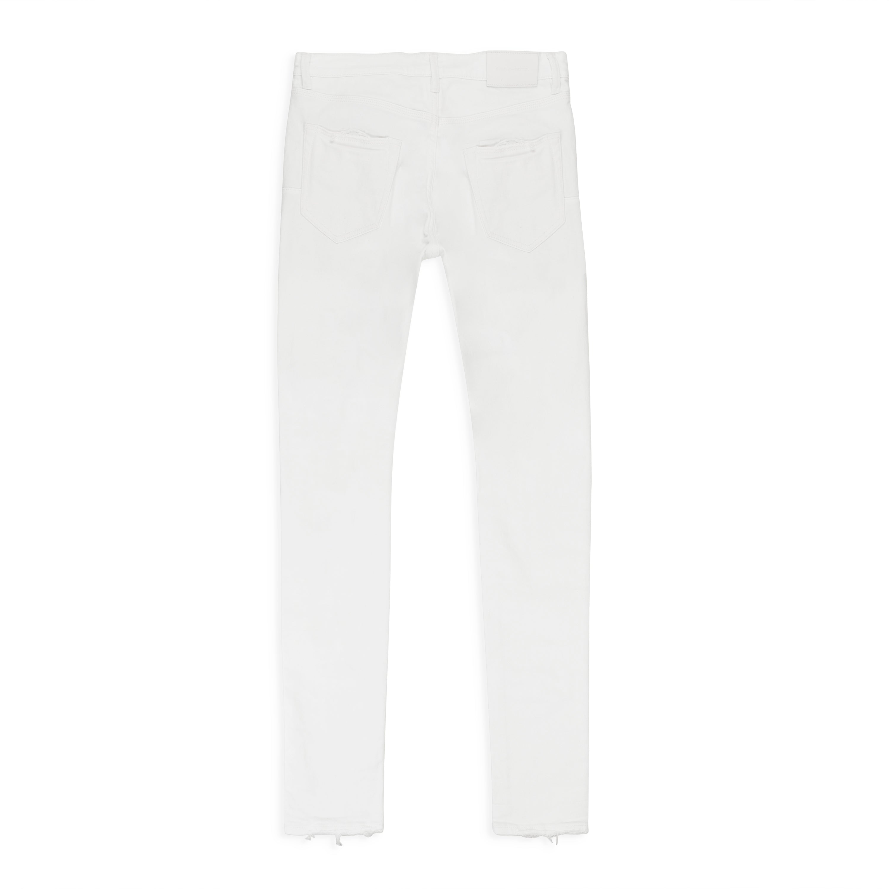 

УЗКИЕ ДЖИНСЫ OPTIC BLOWOUT WHITE Purple Brand