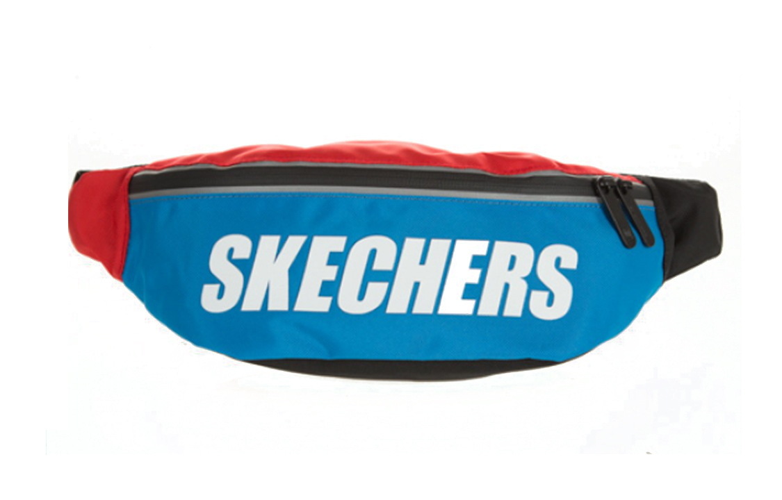 

Skechers Полиамидная сумка-слинг, кроссбоди, поясная сумка Trumpets Unisex Color Block Red Blue