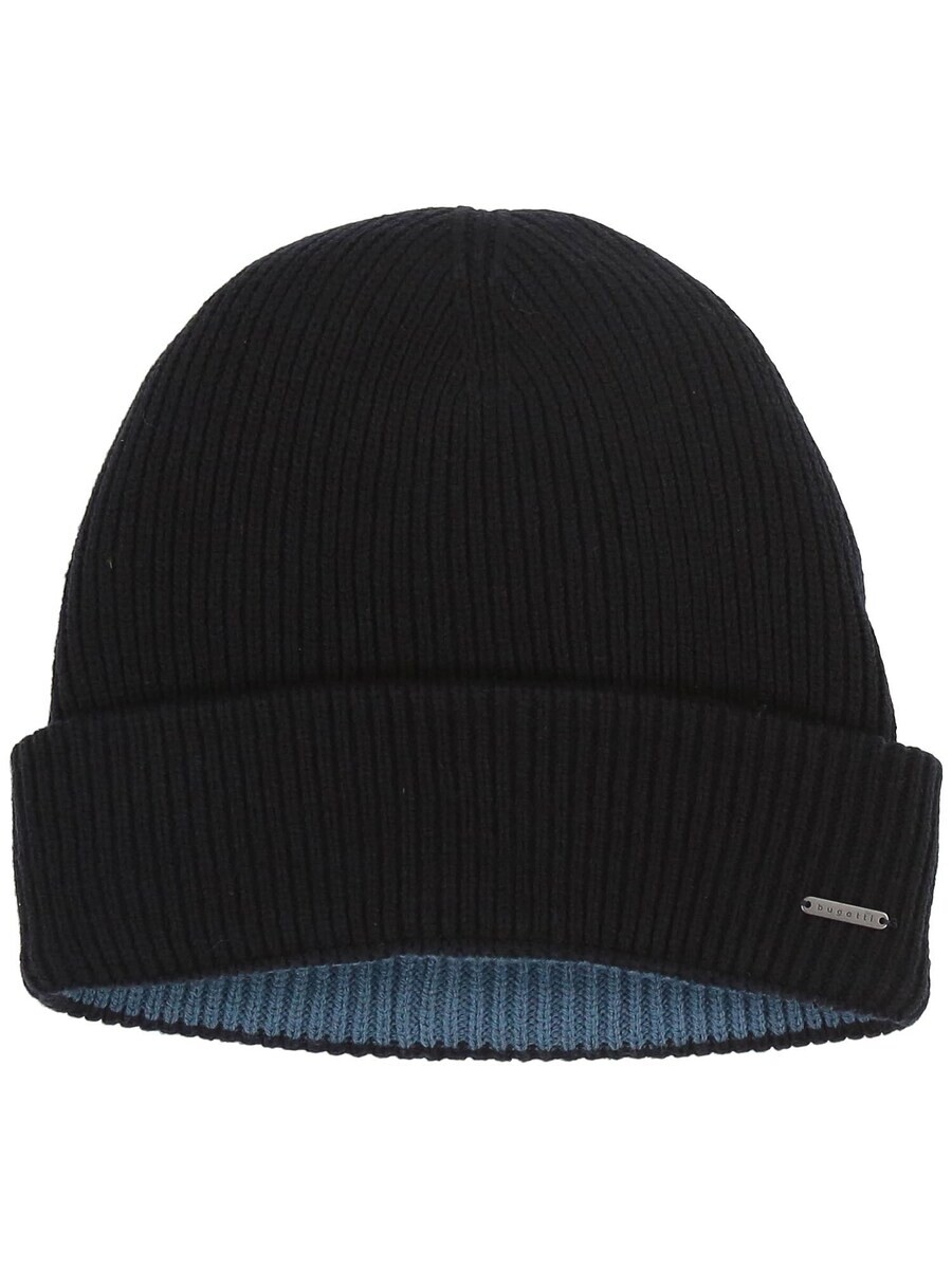 

Шапка bugatti Beanie, цвет navy/mottled blue