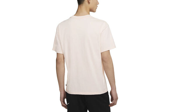 Футболка sb skateboard printing skateboard knit sports short sleeve pink Nike, розовый — фото 2