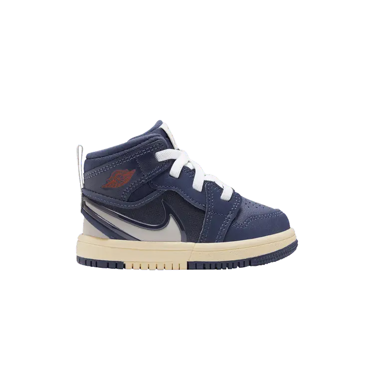 

Кроссовки Air Jordan Air Jordan 1 Mid RM EasyOn TD 'Midnight Navy', синий