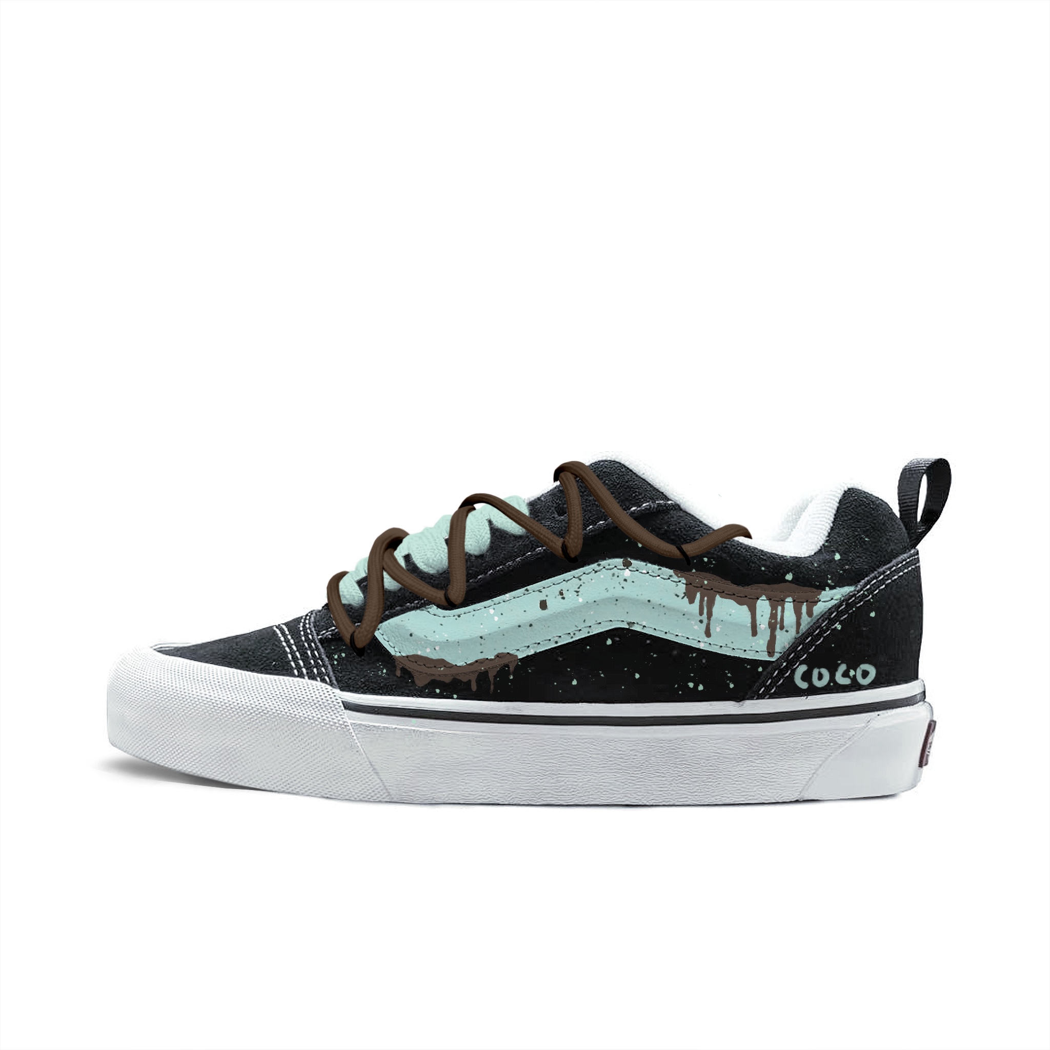 

Vans Knu Skool Abrasion Resistant Low top Skateboard Shoes Unisex Green