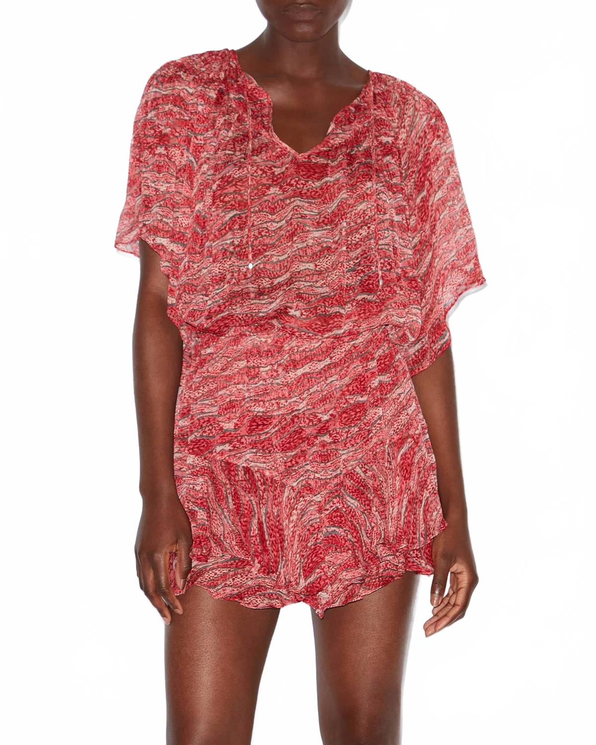 

Топ Etolie Neslya в красном цвете Isabel Marant