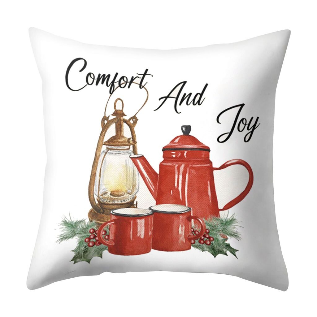 

Привлекательный удобный декоративный пыленепроницаемый чехол для подушки для спальни, гостиной, Рождественский декор для автокресла-M Stuttg