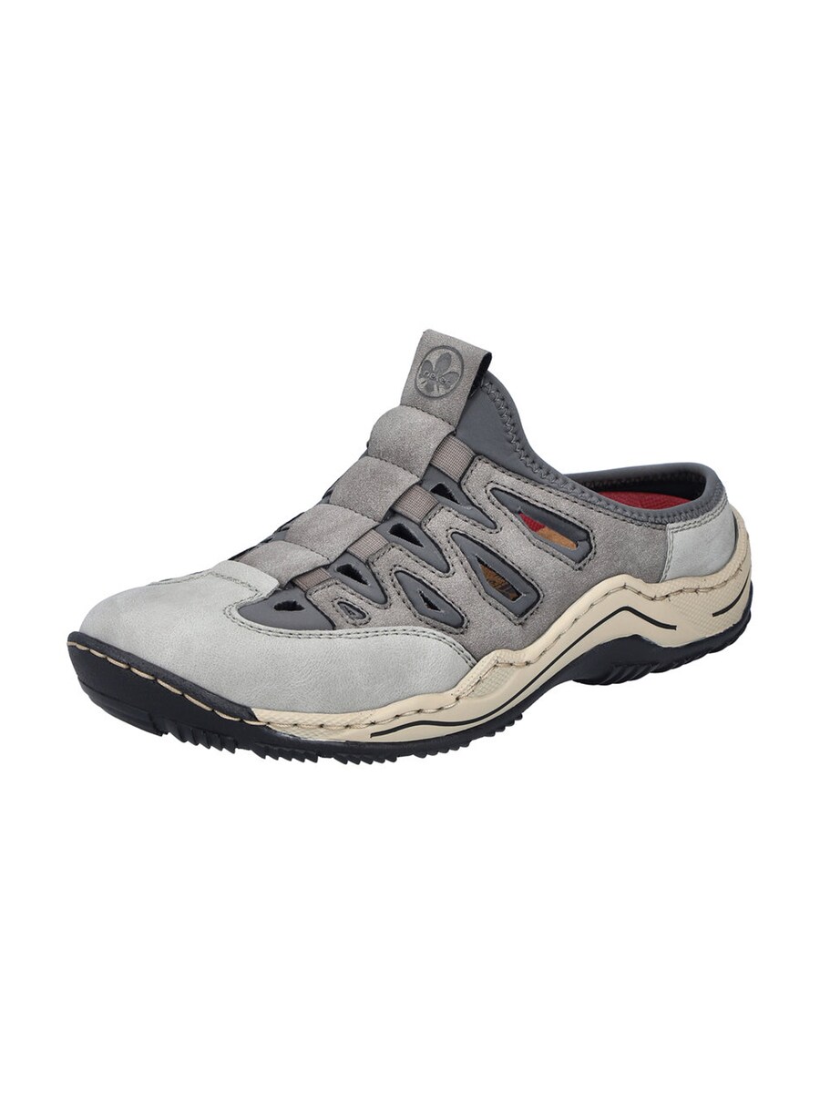 Сабо Rieker, Taupe/Graphite/Light grey