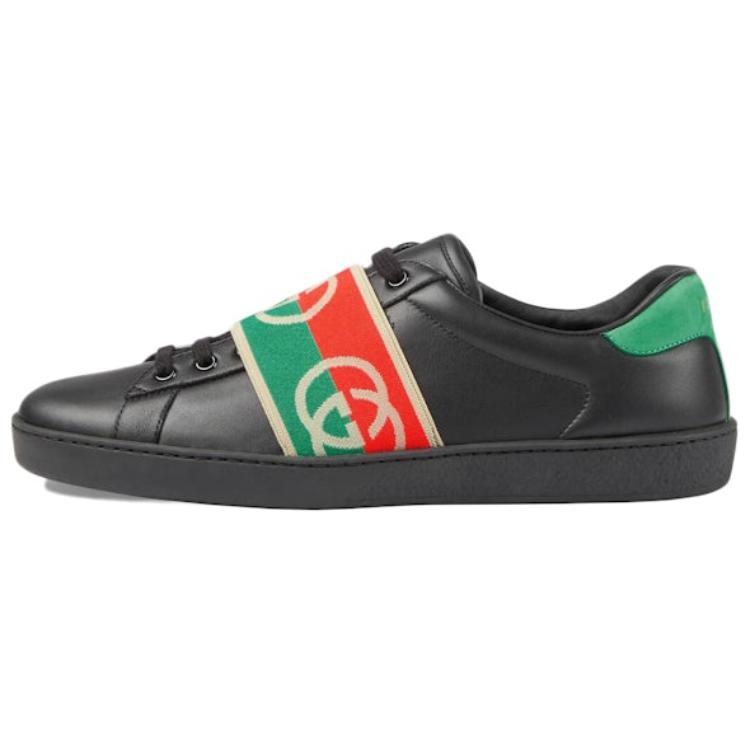 

GUCCI Низкие кроссовки для скейтбординга ACE, мужские, черные