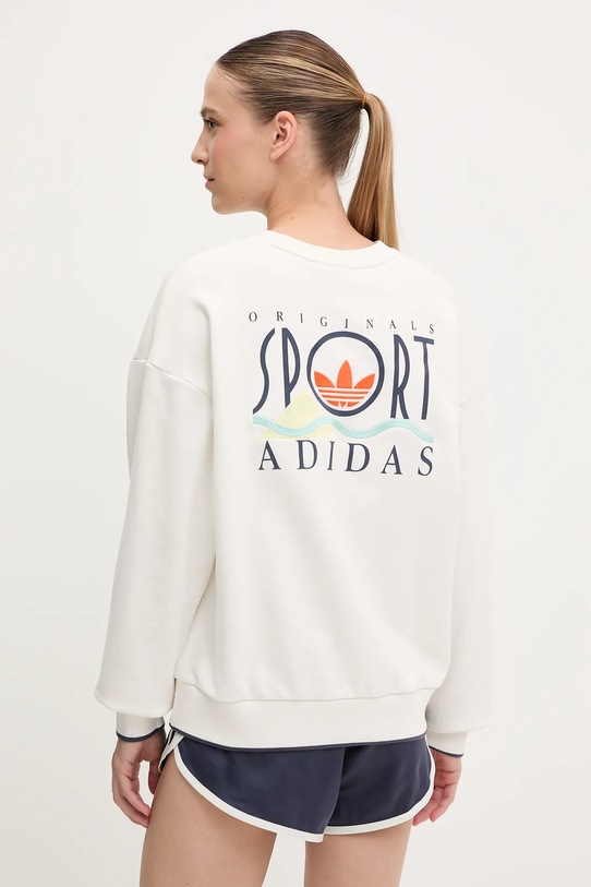 Хлопковая толстовка Graphic Sweat Adidas Originals, белый — фото 3