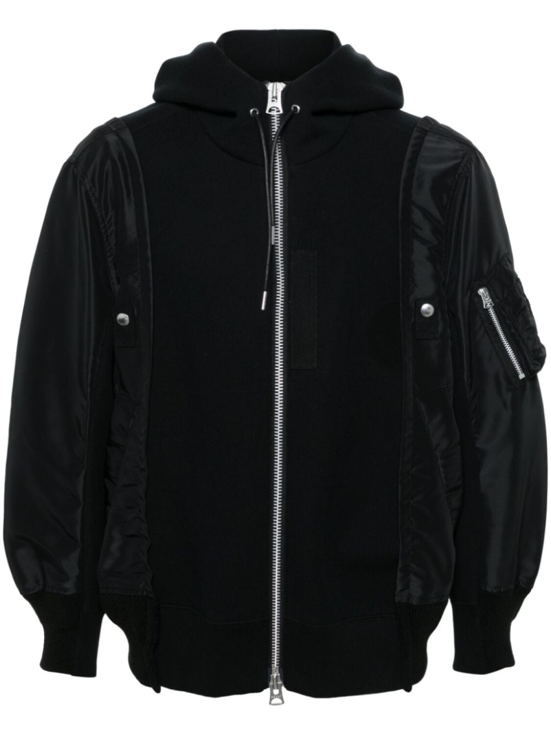 

Sacai куртка со вставками, черный