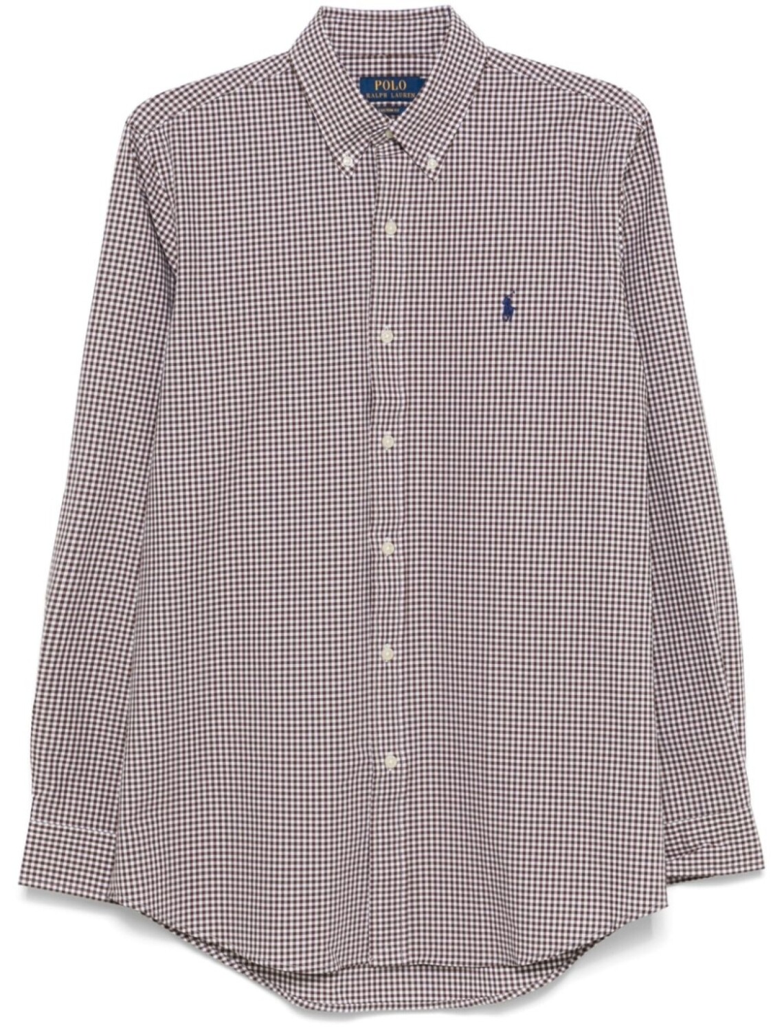 

Рубашка в клетку гингем Polo Ralph Lauren, коричневый