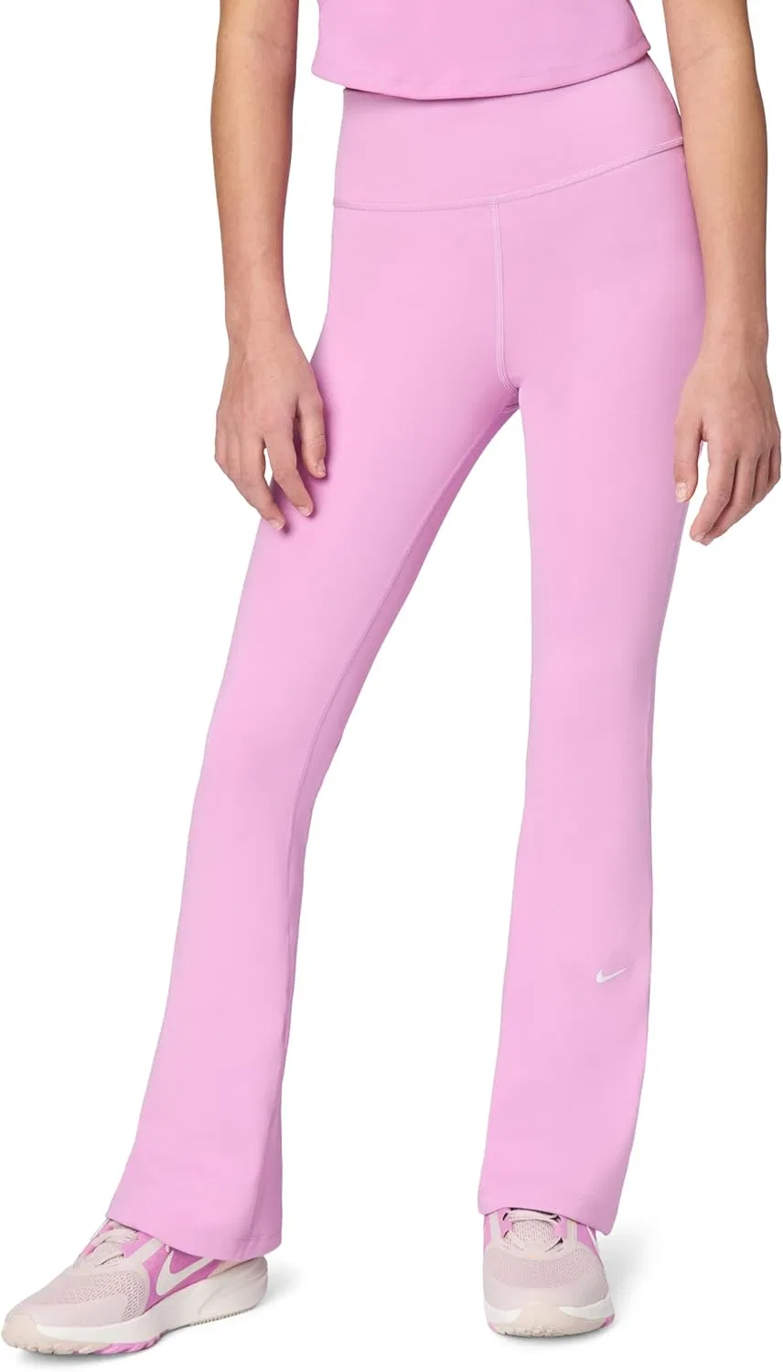 Леггинсы для девочек Nike Dri-FIT, Light Magenta/White
