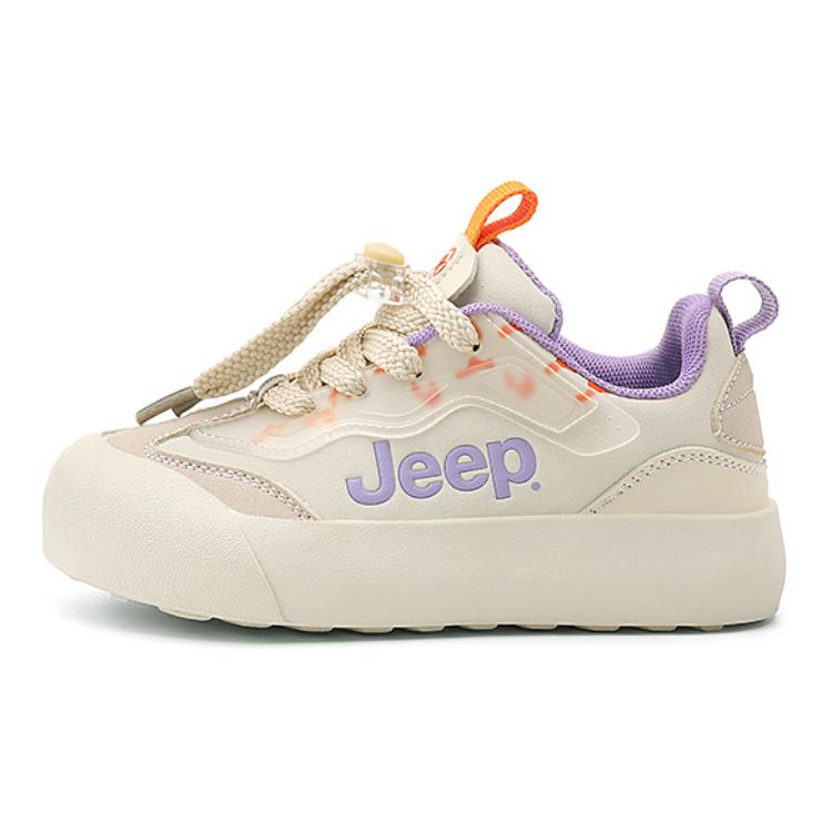 

Детские кроссовки для скейтбординга Kids Low-top бежевый/фиолетовый Jeep, фиолетовый