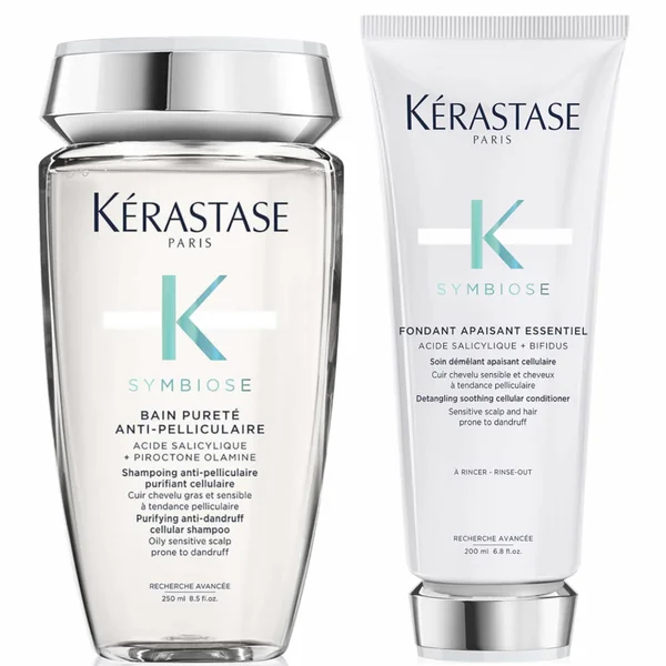 

Kérastase symbiose очищающий и кондиционирующий дуэт против перхоти для жирной кожи головы Kerastase