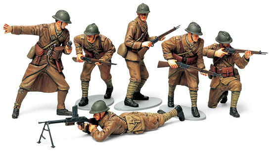 

Tamiya, Набор коллекционных фигурок, Набор французской пехоты времен Второй мировой войны