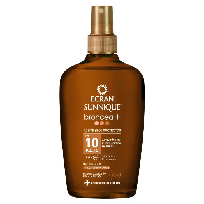 

Автозагар spray aceite con zanahoria protector solar Ecran, цвет 20