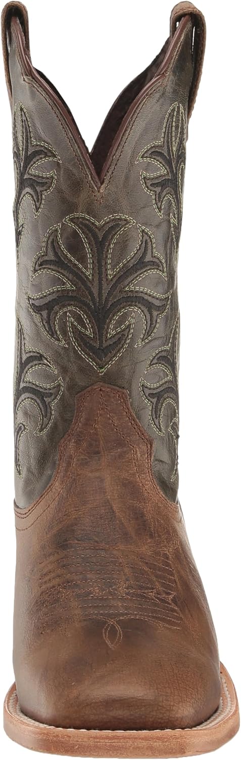 Мужские вестерн-бутсы ARIAT Cowboss, зеленый/коричневый — фото 2