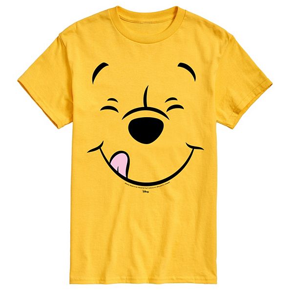 

Мужская футболка с принтом лица Винни Пуха Disney