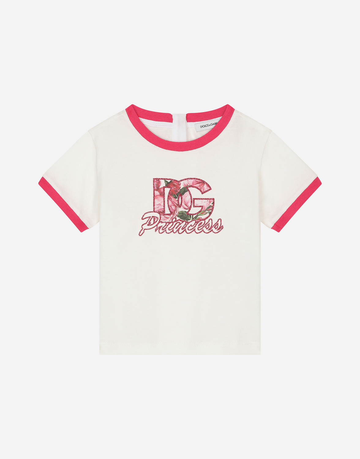 

Футболка из джерси с логотипом DG Dolce&Gabbana, белый