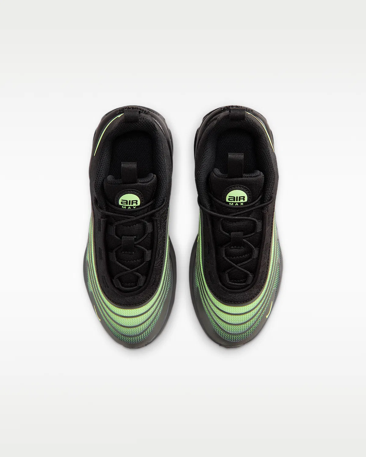 Детские кроссовки Nike Air Max Fire, Black/Iron Grey/Liquid Lime — фото 4