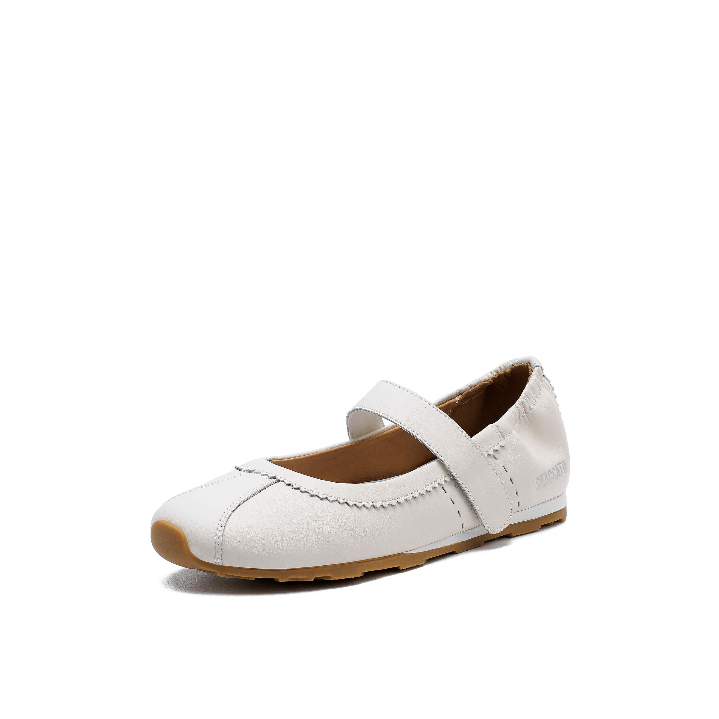 

Нескользящие, износостойкие, дышащие низкие детские кроссовки для повседневной носки Staccato, бежевый