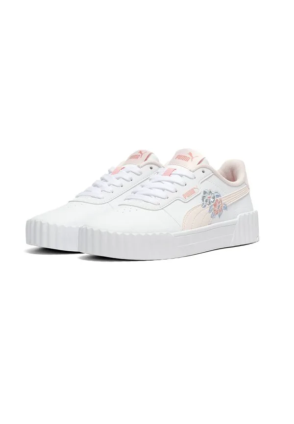 Кроссовки carina 3.0 с цветочным принтом Puma, White Jasmine Flower Seafoam — фото 2