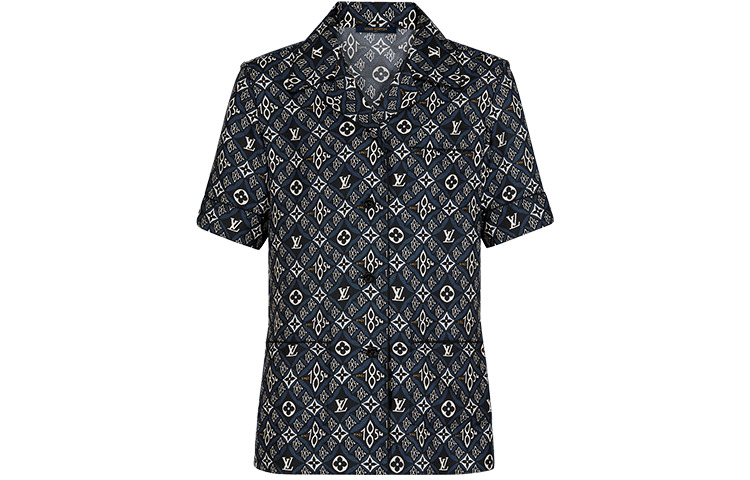 

Новые квартальные продукты LV Shirt Women's Black Louis Vuitton