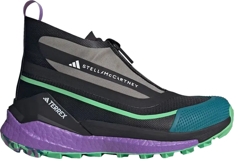 Кроссовки Stella McCartney x Wmns Terrex Free Hiker GORE-TEX 'Black Lilac Green', черный
