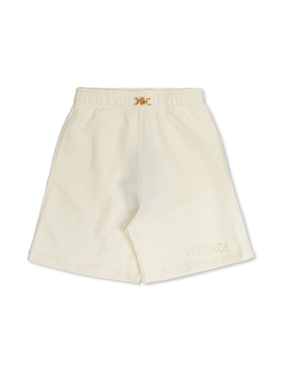 

Спортивные шорты Versace Kids Sangallo с вышивкой, белый